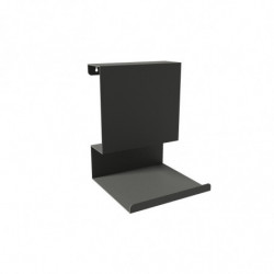 Estante de pared Brano negro Practica Hogar