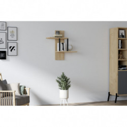 Estante de pared Herra roble zafiro Practica Hogar