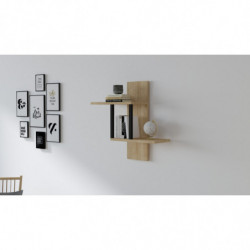 Estante de pared Herra roble zafiro Practica Hogar