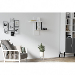 Estante de pared Herra blanco Practica Hogar