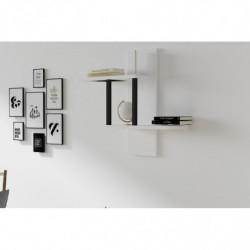 Estante de pared Herra blanco Practica Hogar
