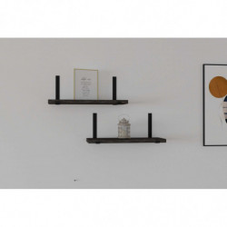 Estante de pared Lama antracita Practica Hogar