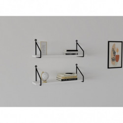 Estante de pared Reco blanco Practica Hogar