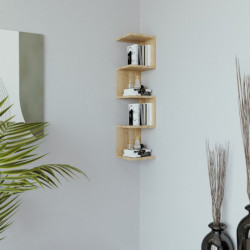 Estante de pared Schwabach L2022 roble Practica Hogar