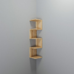 Estante de pared Schwabach L2022 roble Practica Hogar