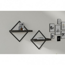 Estante de pared Sezo antracita Practica Hogar