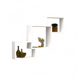 Estante de pared Silver blanco Practica Hogar
