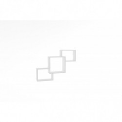 Estante de pared Silver blanco Practica Hogar