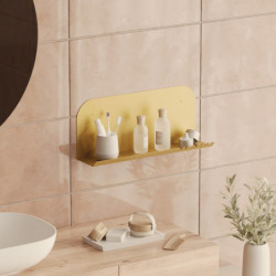 Estante de pared Long Pouch Oro Practica Hogar
