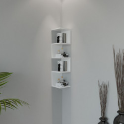 Estante de pared Straubing L2024 blanco Practica Hogar