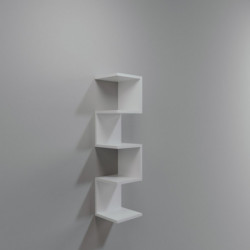 Estante de pared Straubing L2024 blanco Practica Hogar