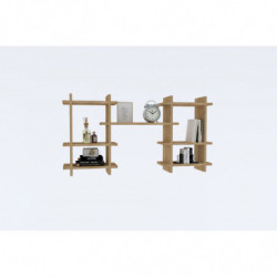 Estante de pared Tefo roble zafiro Practica Hogar