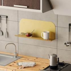 Estante de pared Long Pouch Oro Practica Hogar