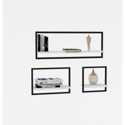 Estante de pared Yeso blanco Practica Hogar