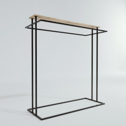 Armario Aschaffenburg L659 roble negro Practica Hogar