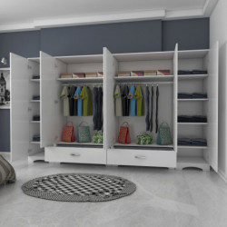 Armario F4-498 blanco Practica Hogar