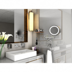 Estante de pared Decorativo y percha Oro Marrón Practica Hogar