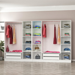 Armario Kale-2220 blanco Practica Hogar
