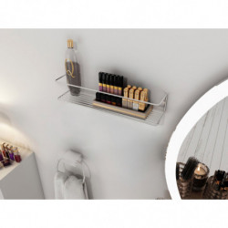 Estante de pared para maquillaje Cromo Practica Hogar