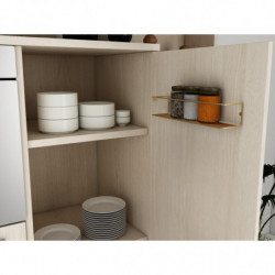 Estante de pared para maquillaje Oro Practica Hogar