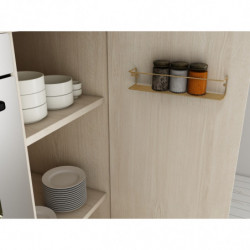 Estante de pared para maquillaje Oro Practica Hogar