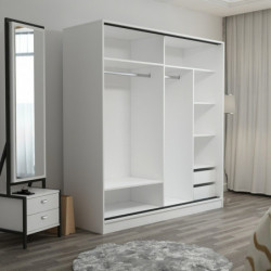 Armario Kale-3160 dore blanco antracita Practica Hogar
