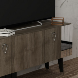 Mueble TV Tarab Nogal Practica Hogar