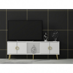 Mueble TV Cey Blanco Practica Hogar