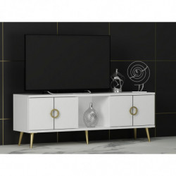 Mueble TV Cey Blanco Practica Hogar