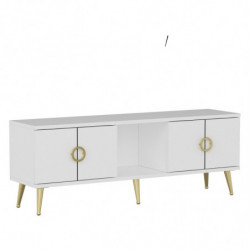Mueble TV Cey Blanco Practica Hogar