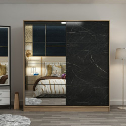 Armario Kale-3980 dore negro Practica Hogar