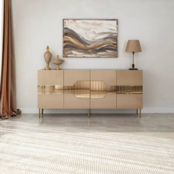 Aparador Milan Bronce Oro Practica Hogar