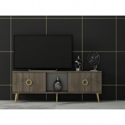 Mueble TV Cey Nogal Practica Hogar