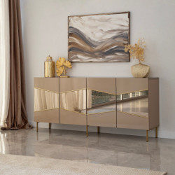 Aparador Nice Bronce Oro Practica Hogar