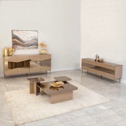 Aparador Nice Bronce Oro Practica Hogar