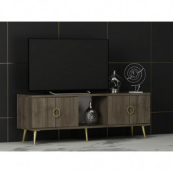 Mueble TV Cey Nogal Practica Hogar