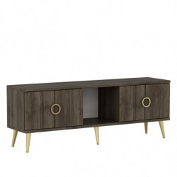 Mueble TV Cey Nogal Practica Hogar