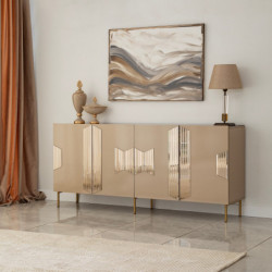 Aparador Vienna Bronce Oro Practica Hogar