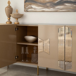 Aparador Vienna Bronce Oro Practica Hogar