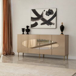 Aparador Lago Bronce Oro Practica Hogar