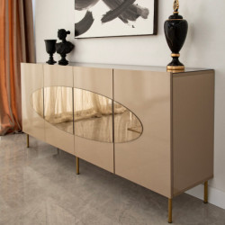 Aparador Lago Bronce Oro Practica Hogar