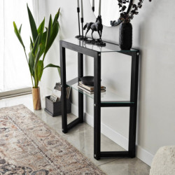 Consola Trapezoid Antracita Practica Hogar