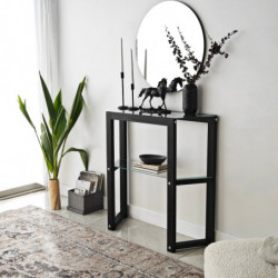 Consola Trapezoid Antracita Practica Hogar