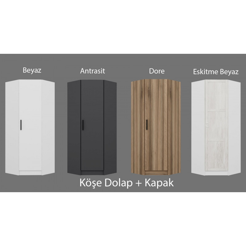 Armario Kale 1-190 blanco Beyaz Practica Hogar Armario Kale 1-190 blanco Beyaz Practica Hogar