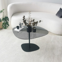 Mesa de centro Soho Gris oscuro Negro Practica Hogar