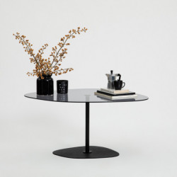 Mesa de centro Soho Gris oscuro Negro Practica Hogar