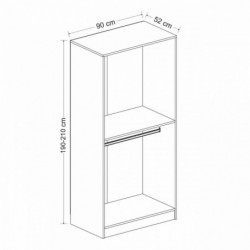 Armario Kale Chain-210 blanco Practica Hogar
