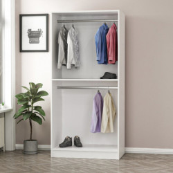 Armario Kale Chain 190 blanco Practica Hogar