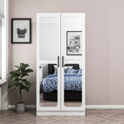 Armario Kale Chain 190 blanco Practica Hogar