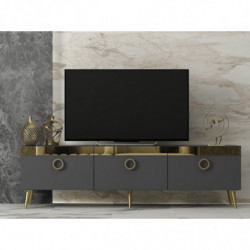 Mueble TV Safar Antracita Practica Hogar